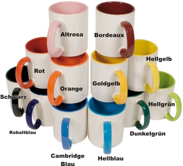 Fototasse: Two Tones and Handle - vier Bilder